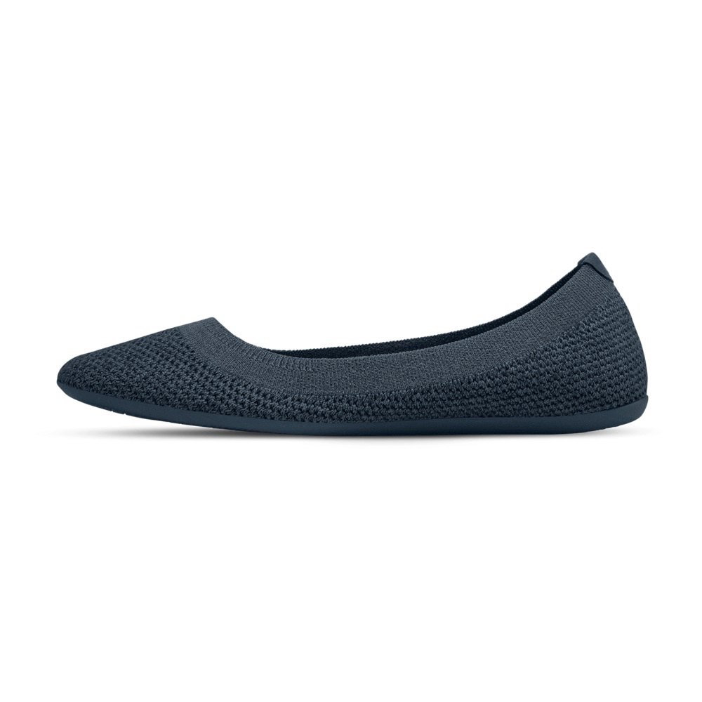 Allbirds Women\'s Tree Breezers - Flats Navy - UDR481360